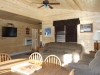 Fort Jenison cabin living room