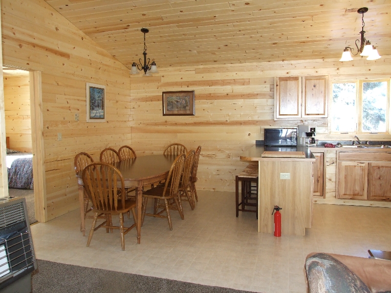 Fort Scappoose cabin kitchen