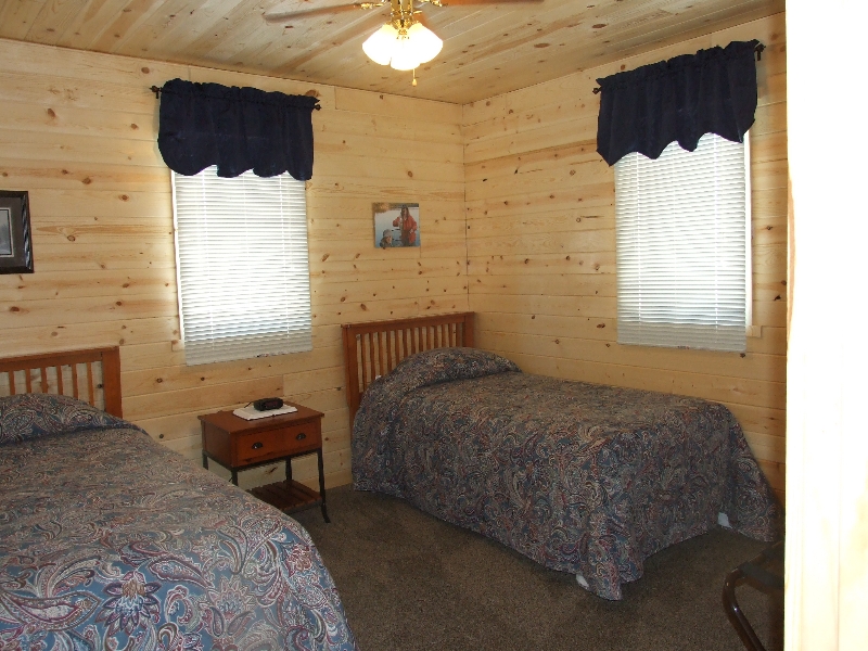 Lake of the Woods Cabin Rental Bedroom