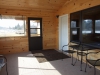 Fort Tongas cabin patio door entrance