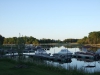 Docked boats