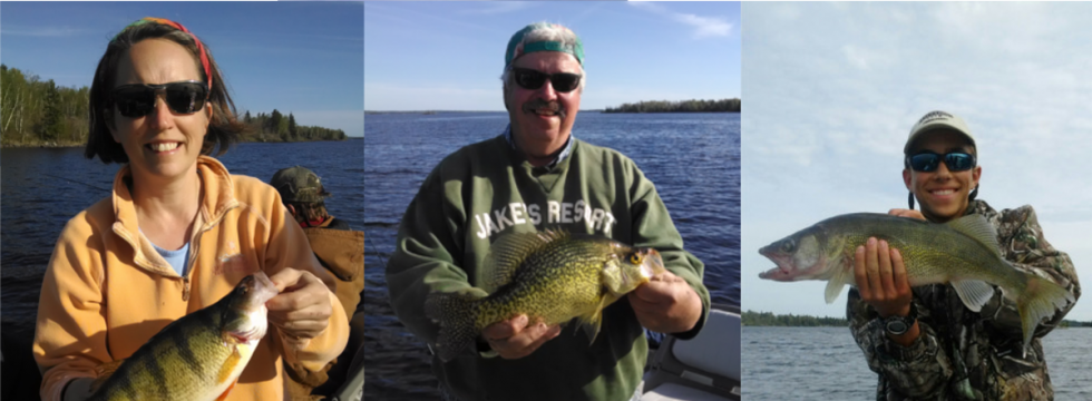 People holding fish