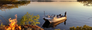 Boat on Lake of the Woods